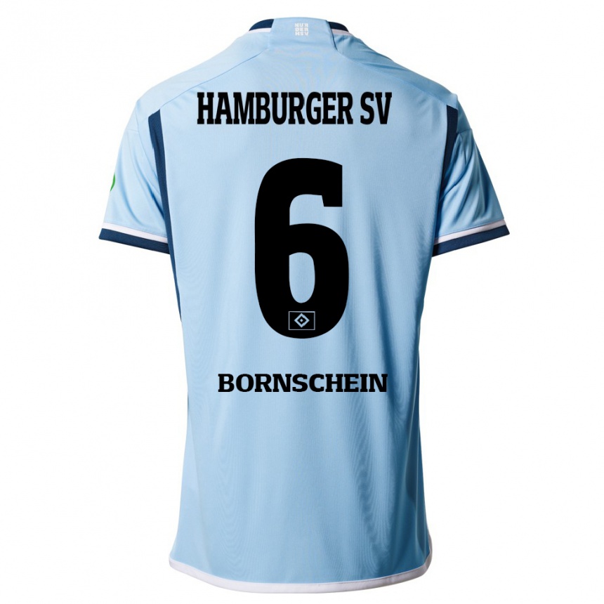 Niño Fútbol Camiseta Lukas Bornschein #6 Azul 2ª Equipación 2023/24