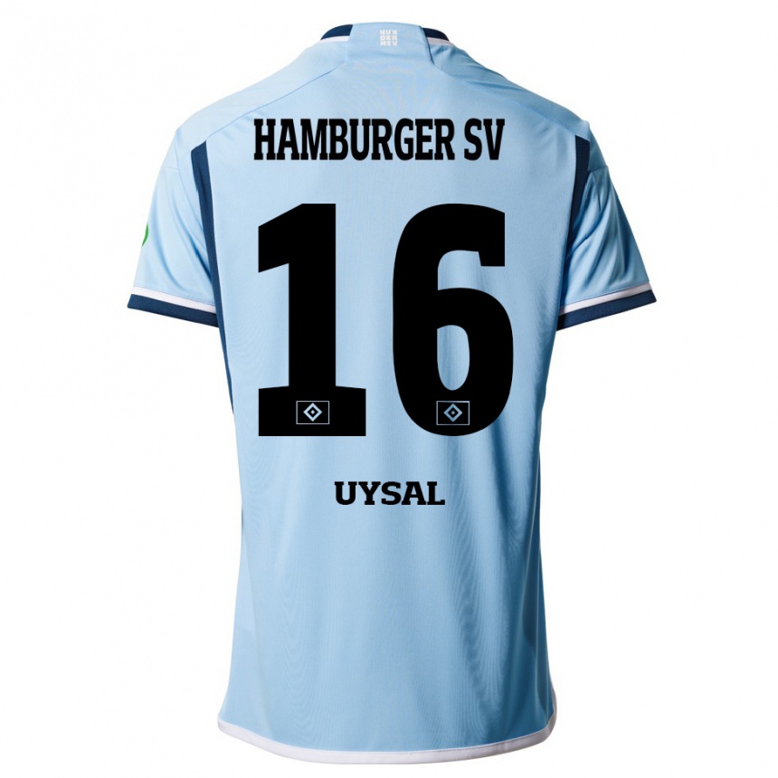 Niño Fútbol Camiseta Samed Uysal #16 Azul 2ª Equipación 2023/24