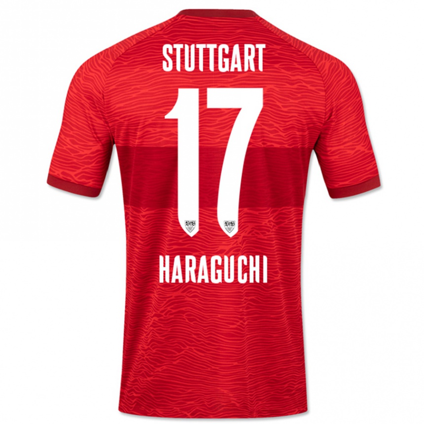 Niño Fútbol Camiseta Genki Haraguchi #17 Rojo 2ª Equipación 2023/24