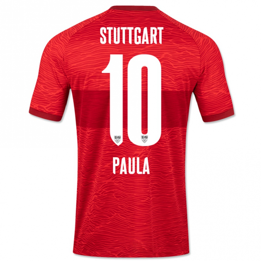 Niño Fútbol Camiseta Raul Paula #10 Rojo 2ª Equipación 2023/24