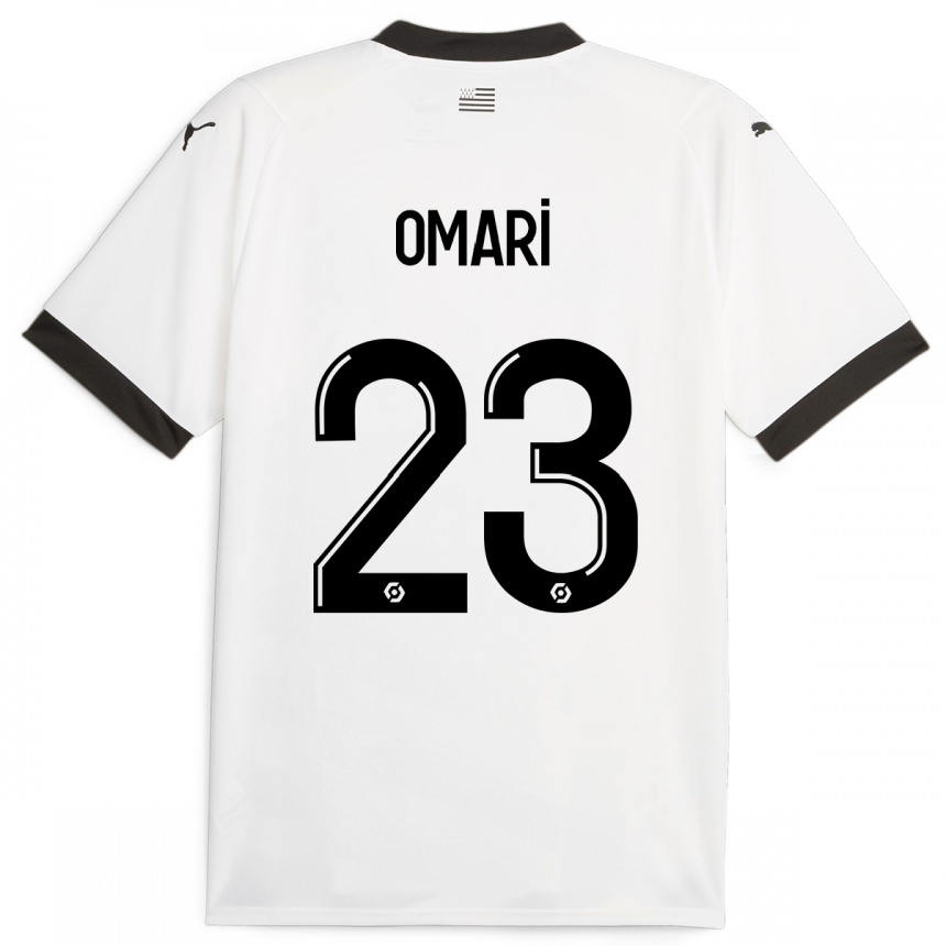 Niño Fútbol Camiseta Warmed Omari #23 Blanco 2ª Equipación 2023/24