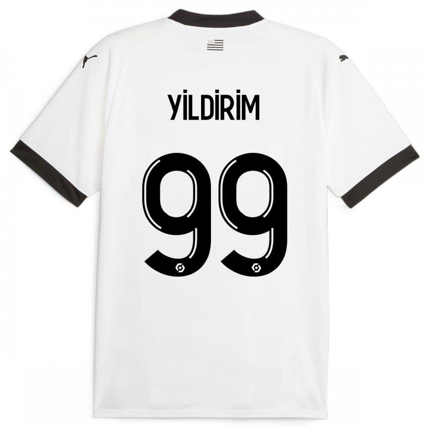 Niño Fútbol Camiseta Bertuğ Yıldırım #99 Blanco 2ª Equipación 2023/24