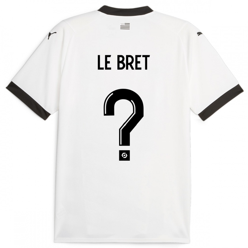 Niño Fútbol Camiseta Noah Le Bret #0 Blanco 2ª Equipación 2023/24