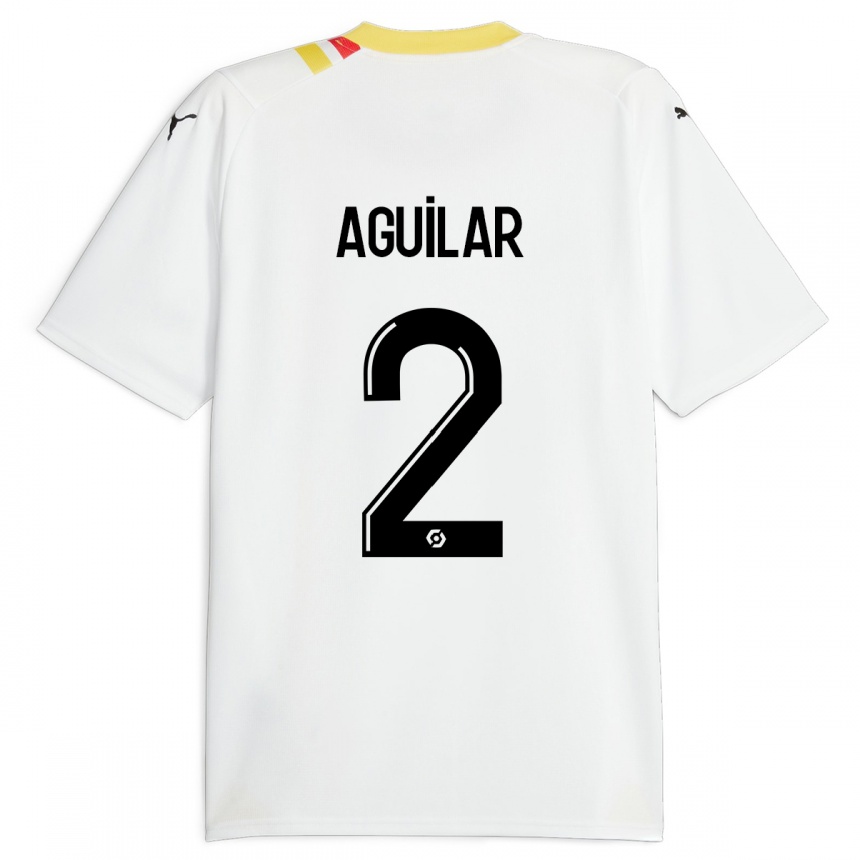 Niño Fútbol Camiseta Ruben Aguilar #2 Negro 2ª Equipación 2023/24