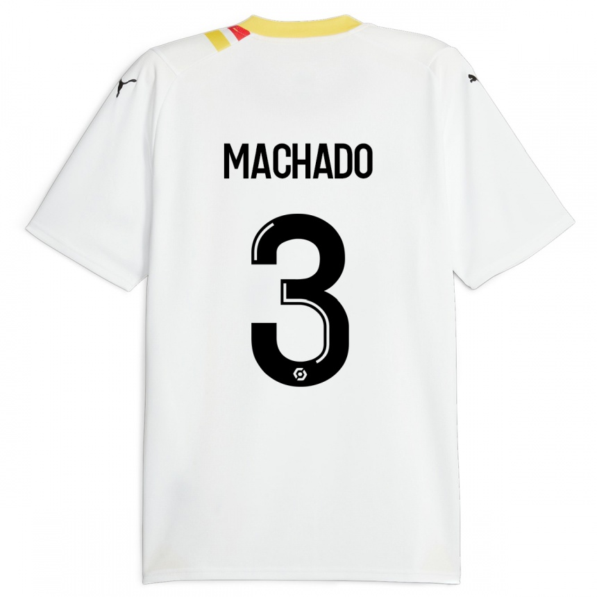 Niño Fútbol Camiseta Deiver Machado #3 Negro 2ª Equipación 2023/24