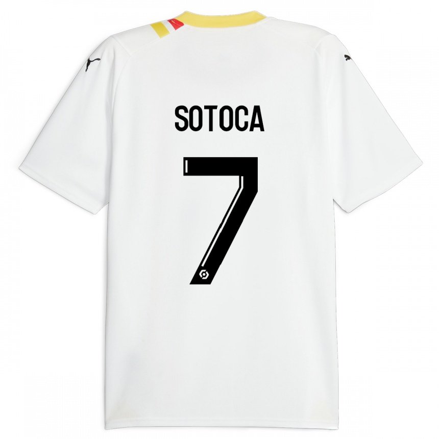 Niño Fútbol Camiseta Florian Sotoca #7 Negro 2ª Equipación 2023/24