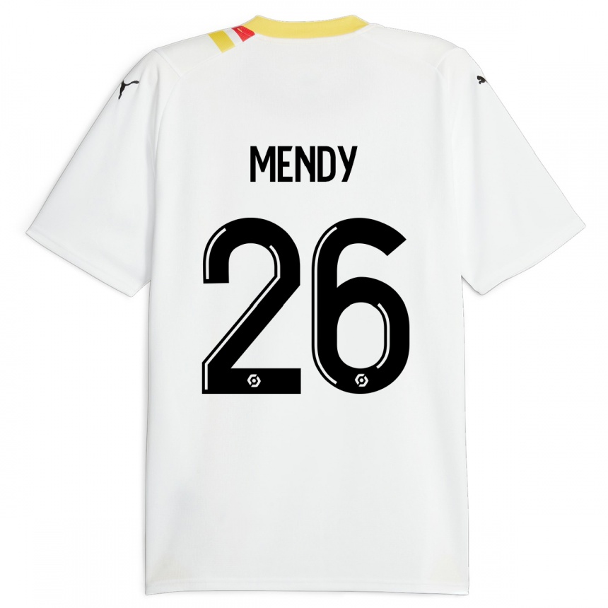 Niño Fútbol Camiseta Nampalys Mendy #26 Negro 2ª Equipación 2023/24