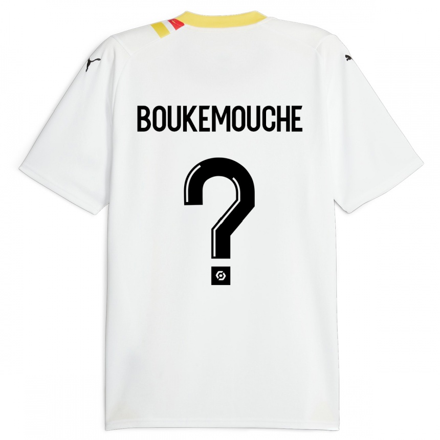 Niño Fútbol Camiseta Amine Boukemouche #0 Negro 2ª Equipación 2023/24