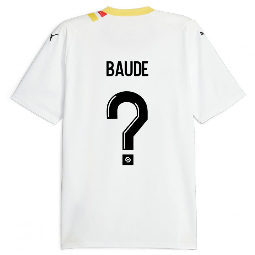 Niño Fútbol Camiseta Léo Baudé #0 Negro 2ª Equipación 2023/24