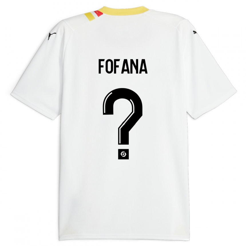 Niño Fútbol Camiseta Rayan Fofana #0 Negro 2ª Equipación 2023/24