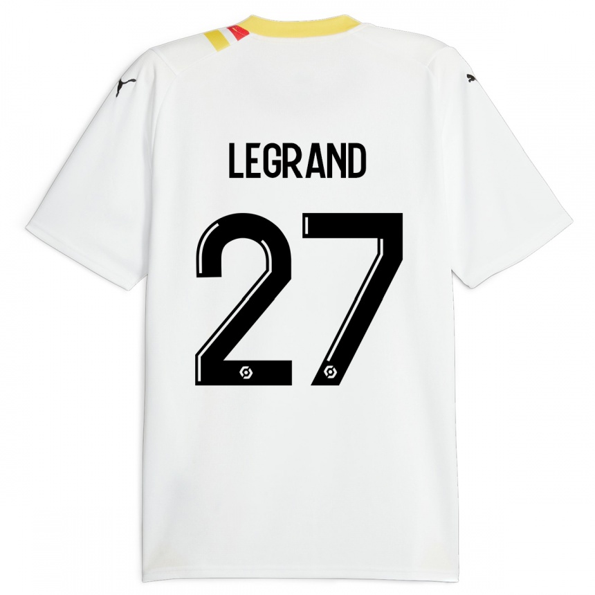 Niño Fútbol Camiseta Bérénice Legrand #27 Negro 2ª Equipación 2023/24