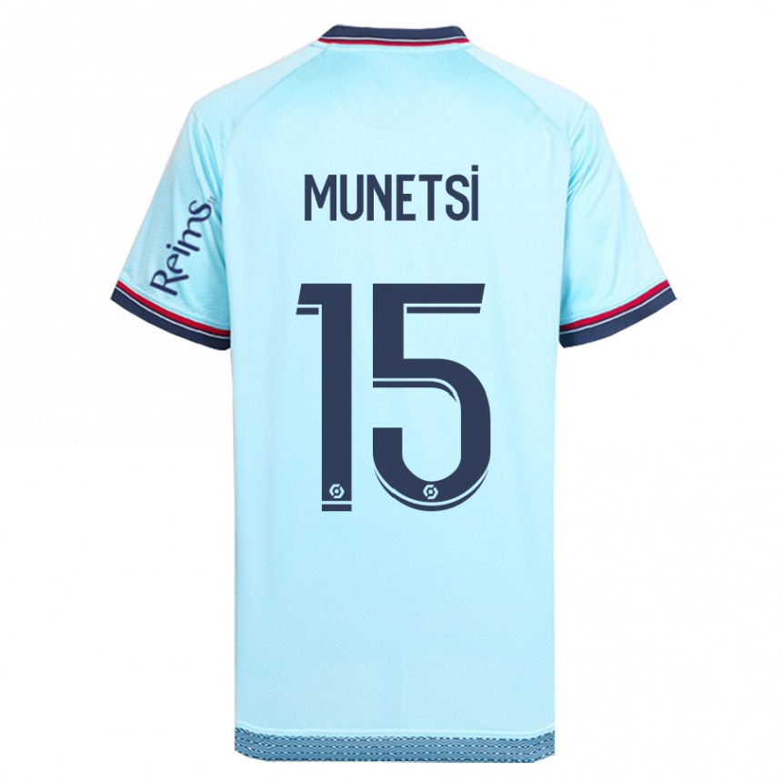 Niño Fútbol Camiseta Marshall Munetsi #15 Cielo Azul 2ª Equipación 2023/24