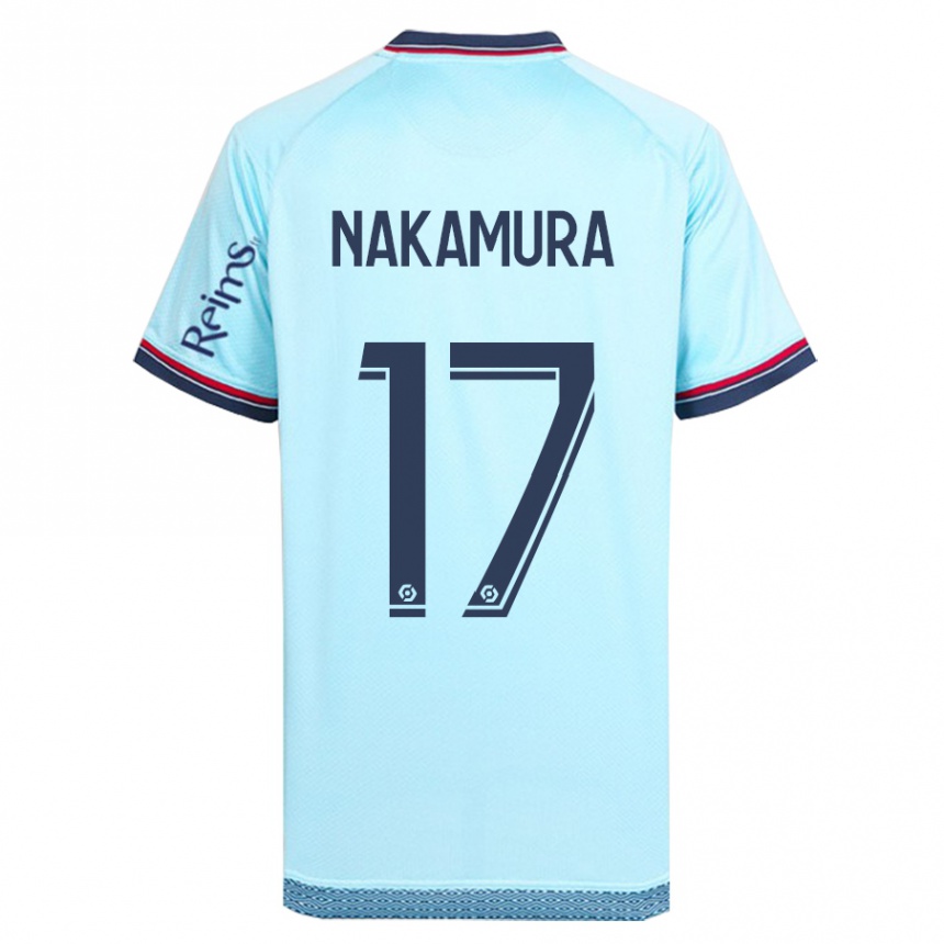 Niño Fútbol Camiseta Keito Nakamura #17 Cielo Azul 2ª Equipación 2023/24