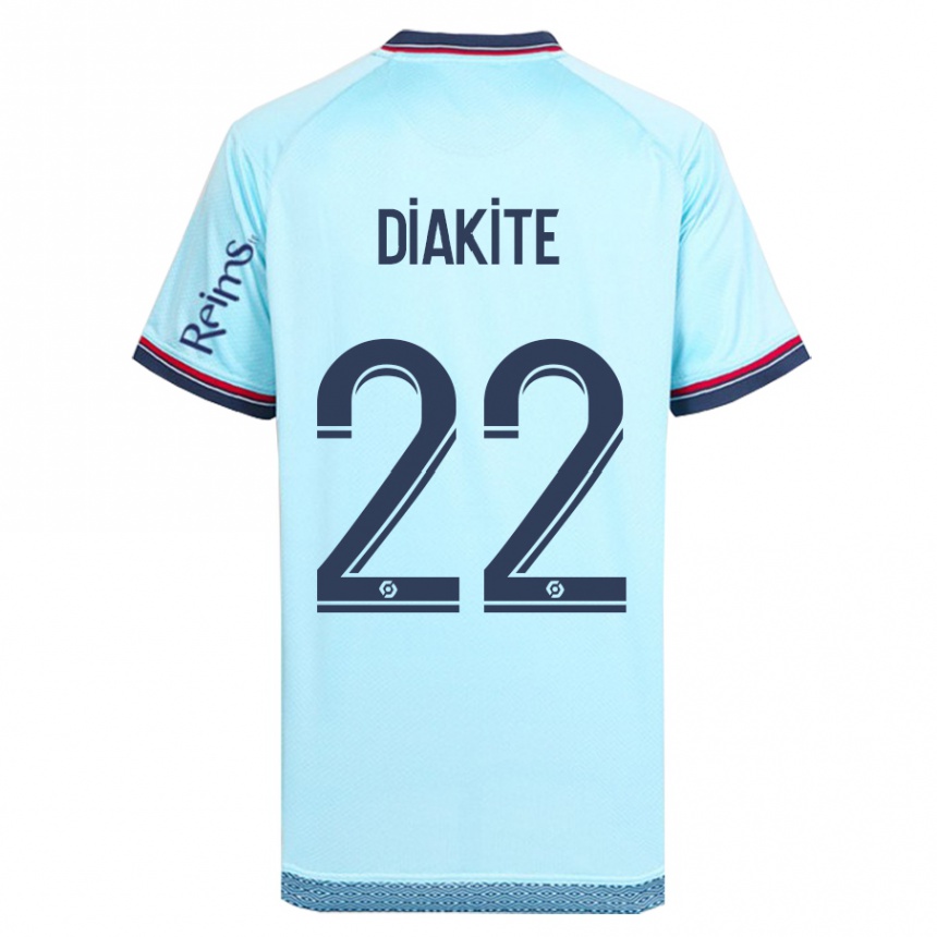 Niño Fútbol Camiseta Oumar Diakité #22 Cielo Azul 2ª Equipación 2023/24