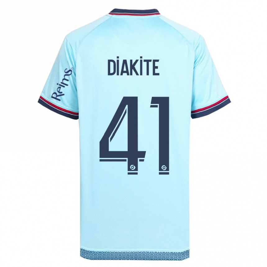 Niño Fútbol Camiseta Ibrahim Diakité #41 Cielo Azul 2ª Equipación 2023/24