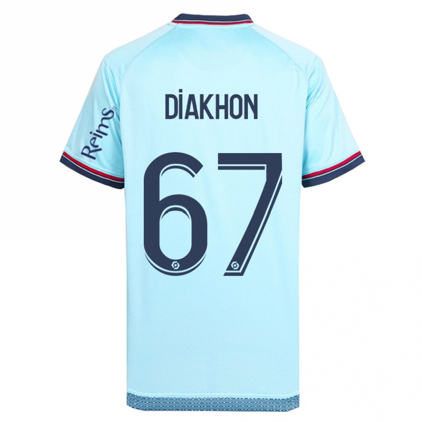 Niño Fútbol Camiseta Mamadou Diakhon #67 Cielo Azul 2ª Equipación 2023/24