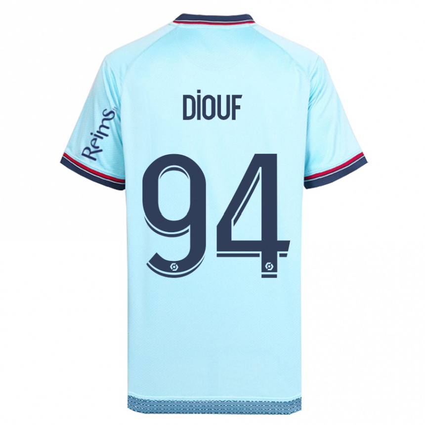 Niño Fútbol Camiseta Yehvann Diouf #94 Cielo Azul 2ª Equipación 2023/24