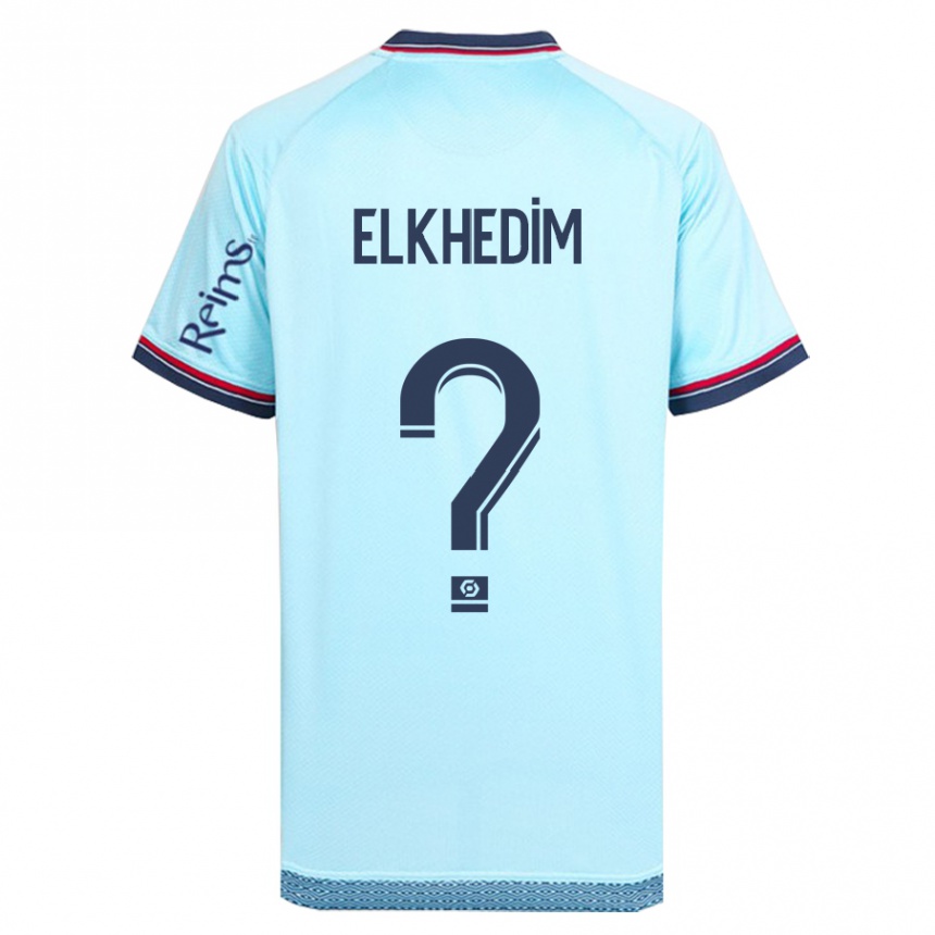 Niño Fútbol Camiseta Abdenoor Elkhedim #0 Cielo Azul 2ª Equipación 2023/24