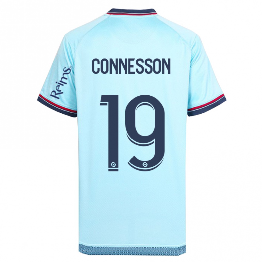 Niño Fútbol Camiseta Adele Connesson #19 Cielo Azul 2ª Equipación 2023/24