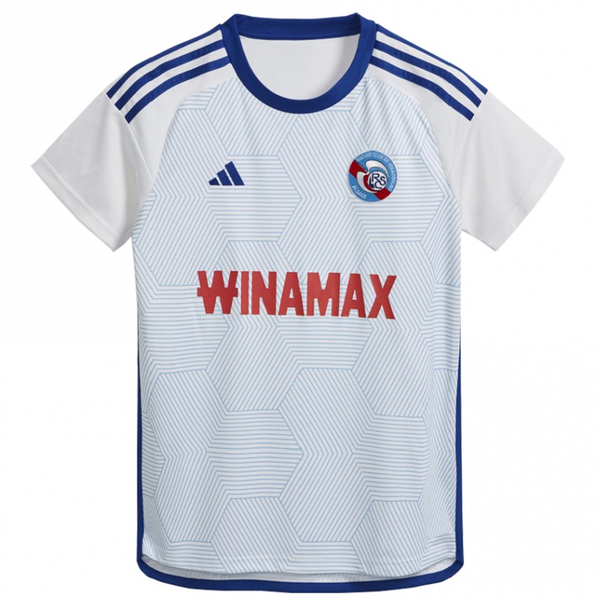 Niño Fútbol Camiseta Junior Mwanga #18 Blanco 2ª Equipación 2023/24