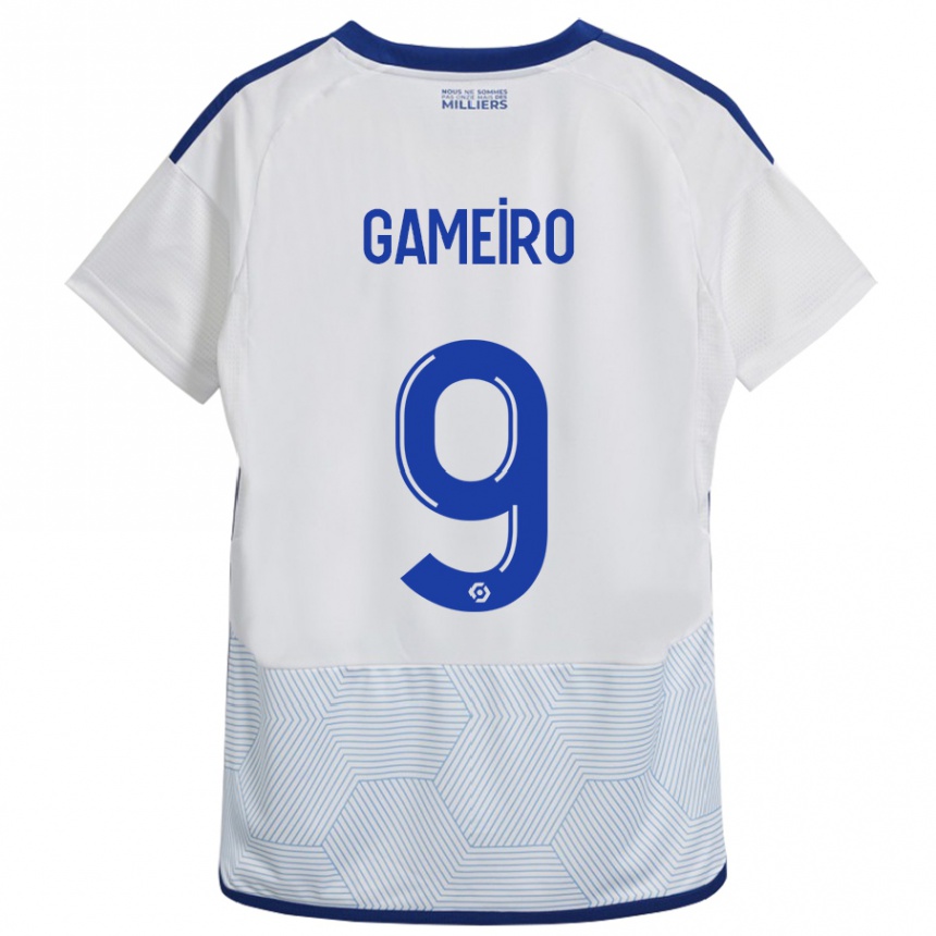 Niño Fútbol Camiseta Kévin Gameiro #9 Blanco 2ª Equipación 2023/24