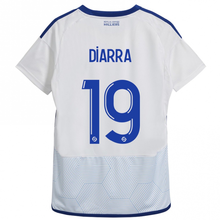 Niño Fútbol Camiseta Habib Diarra #19 Blanco 2ª Equipación 2023/24