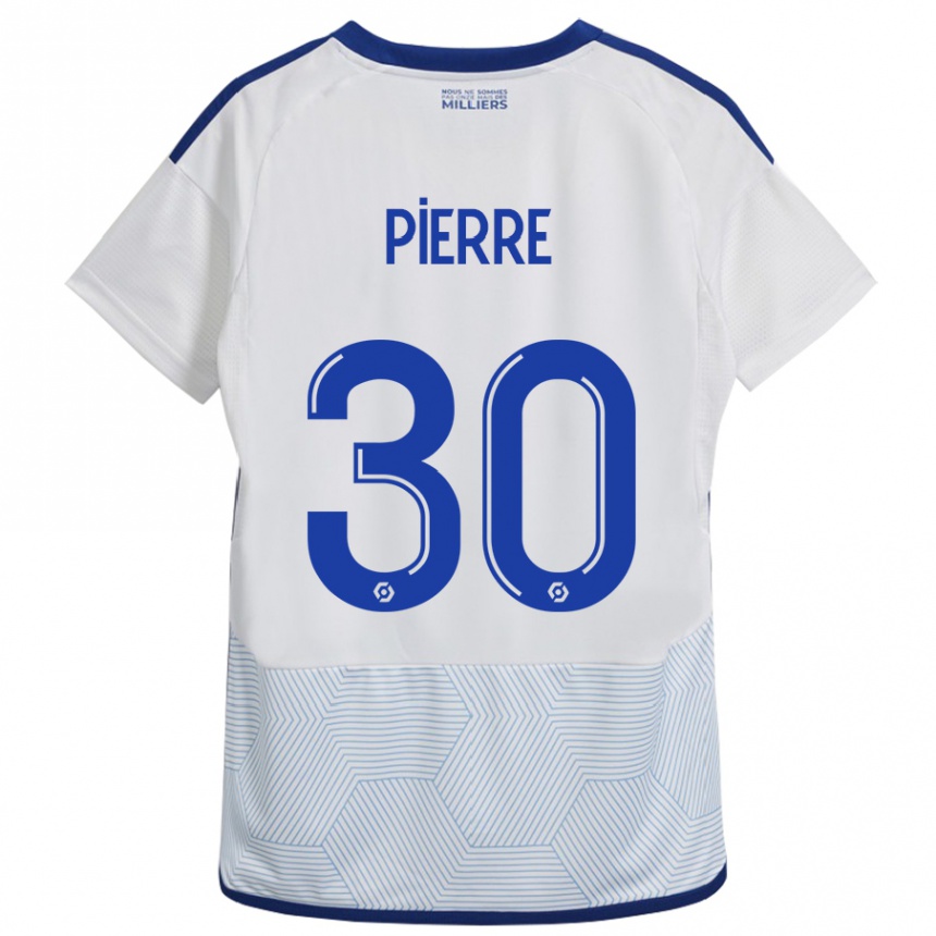 Niño Fútbol Camiseta Alexandre Pierre #30 Blanco 2ª Equipación 2023/24