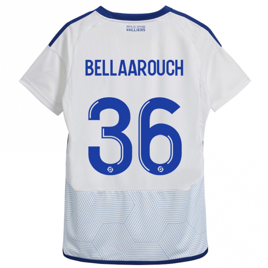 Niño Fútbol Camiseta Alaa Bellaarouch #36 Blanco 2ª Equipación 2023/24