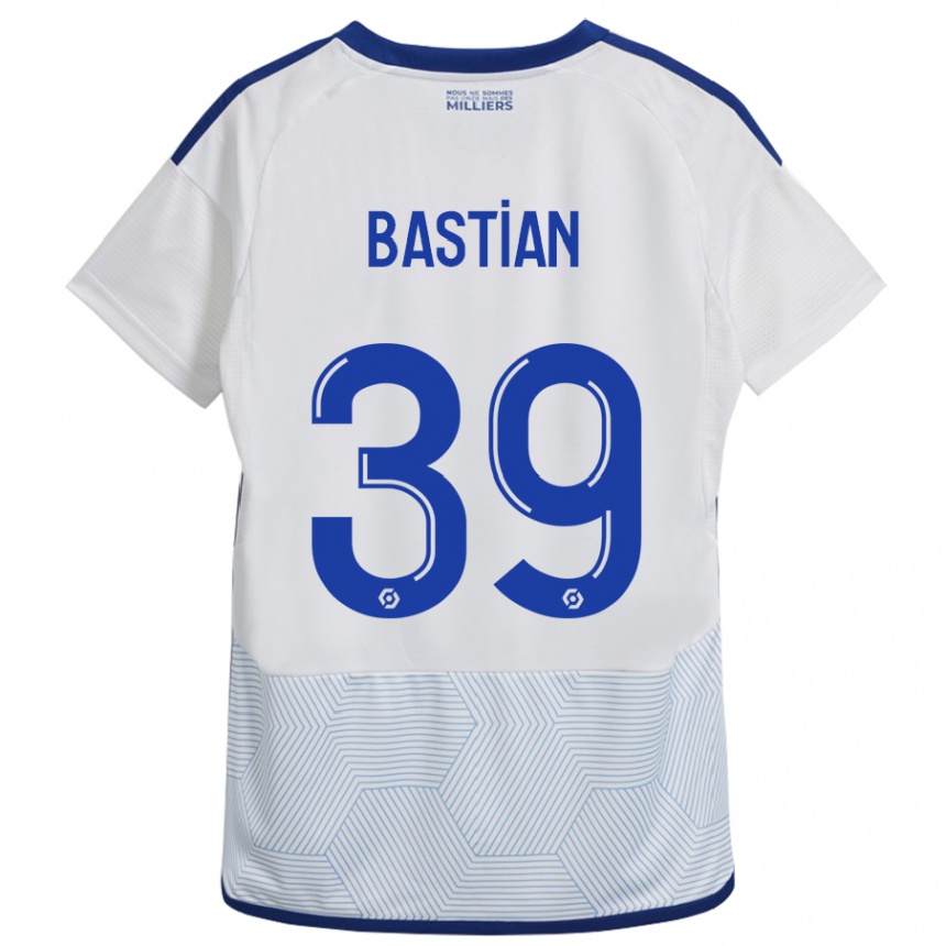 Niño Fútbol Camiseta Maxime Bastian #39 Blanco 2ª Equipación 2023/24