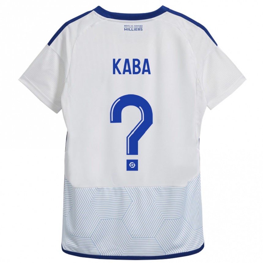 Niño Fútbol Camiseta Kanfory Kaba #0 Blanco 2ª Equipación 2023/24