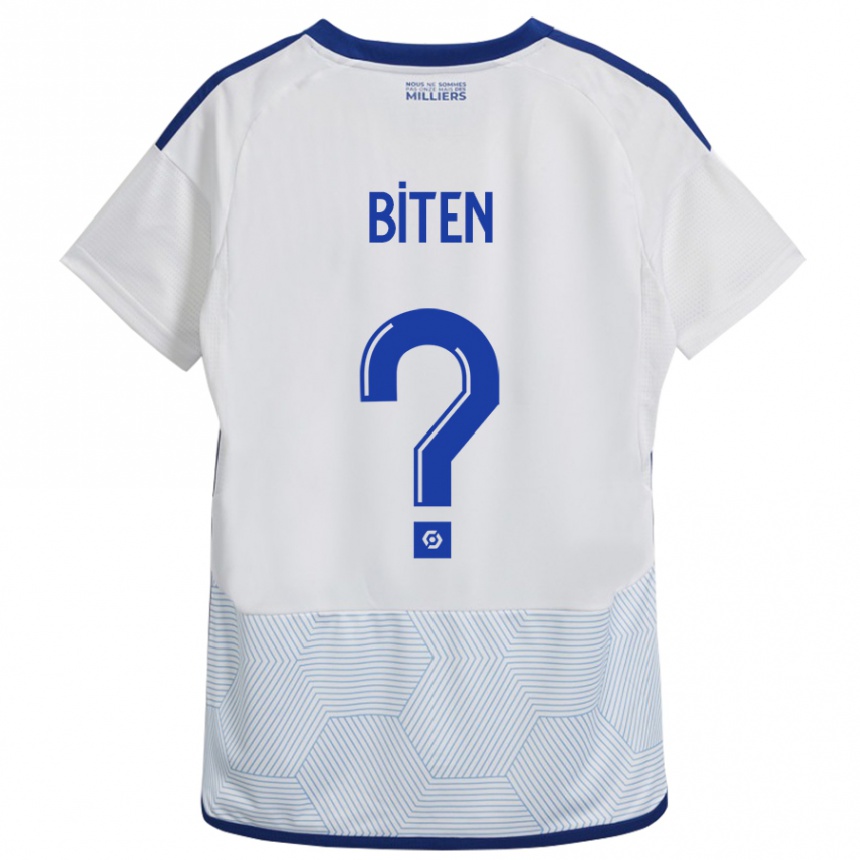 Niño Fútbol Camiseta Clancy Valère Biten #0 Blanco 2ª Equipación 2023/24