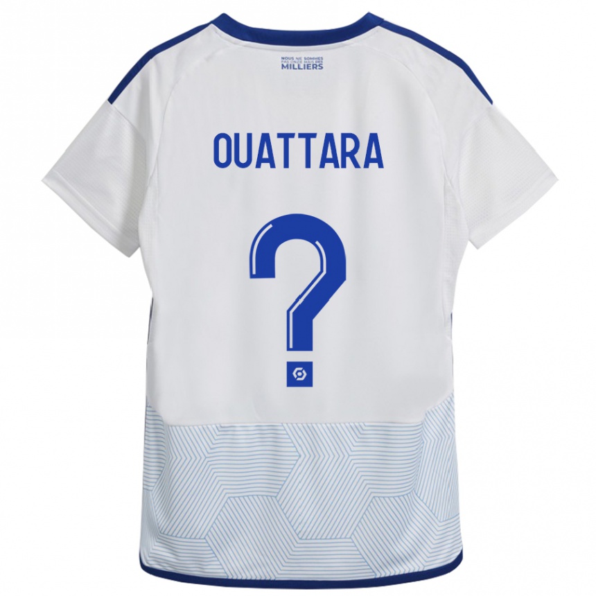 Niño Fútbol Camiseta Abdoul Ouattara #0 Blanco 2ª Equipación 2023/24