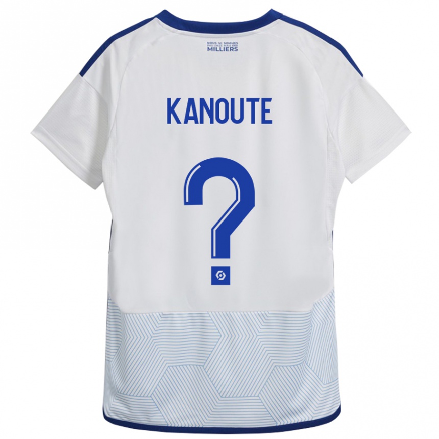 Niño Fútbol Camiseta Mahamadou Kanouté #0 Blanco 2ª Equipación 2023/24