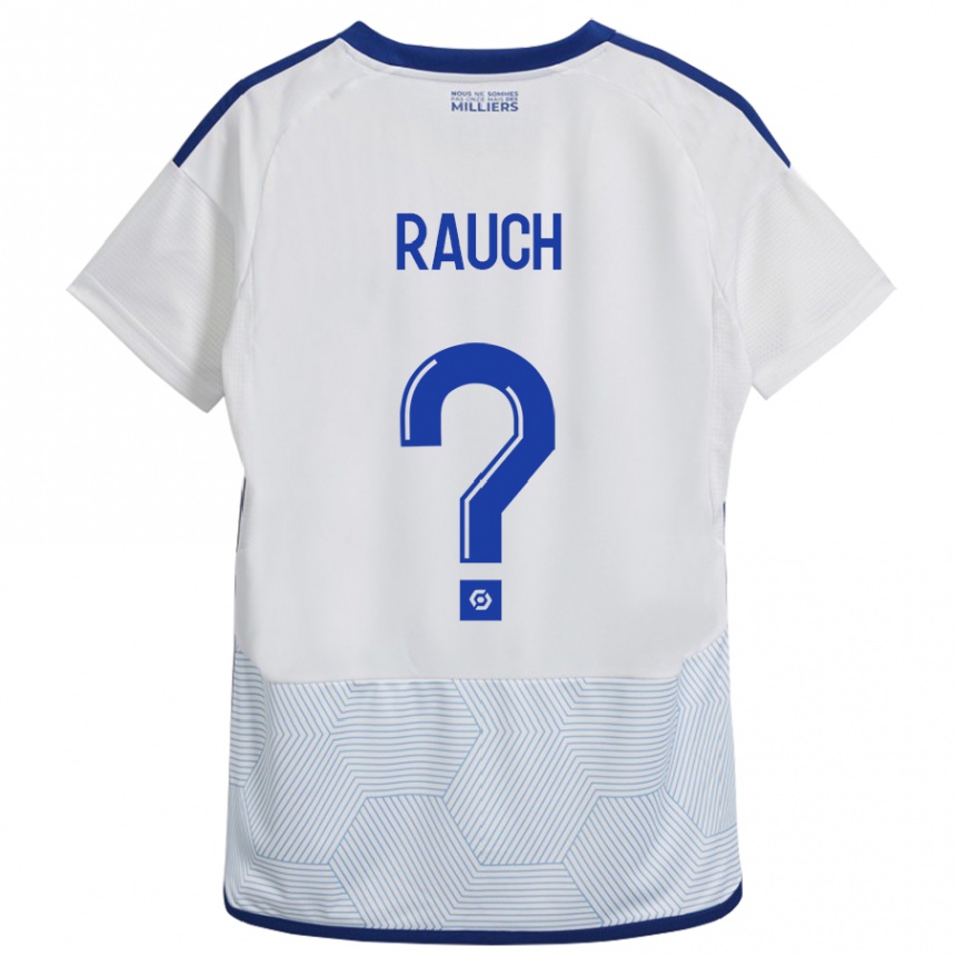 Niño Fútbol Camiseta Hugo Rauch #0 Blanco 2ª Equipación 2023/24