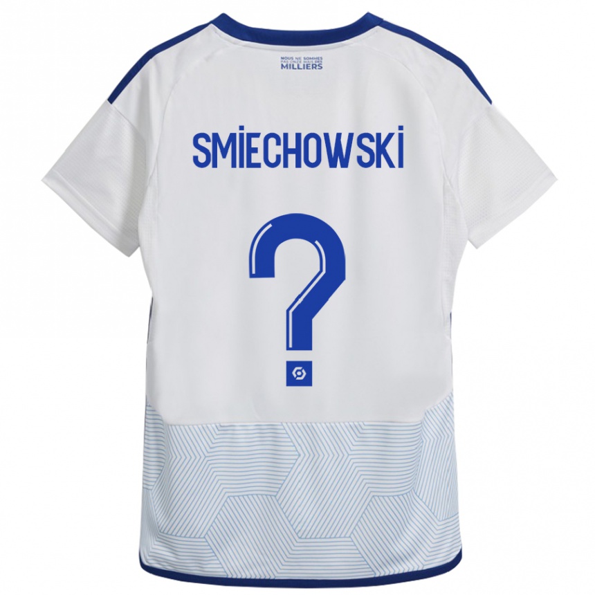 Niño Fútbol Camiseta Artur Smiechowski #0 Blanco 2ª Equipación 2023/24