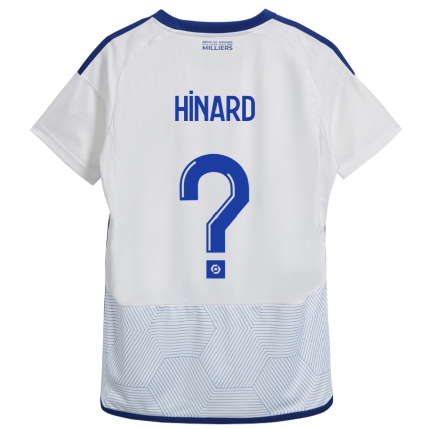 Niño Fútbol Camiseta Noa Hinard #0 Blanco 2ª Equipación 2023/24