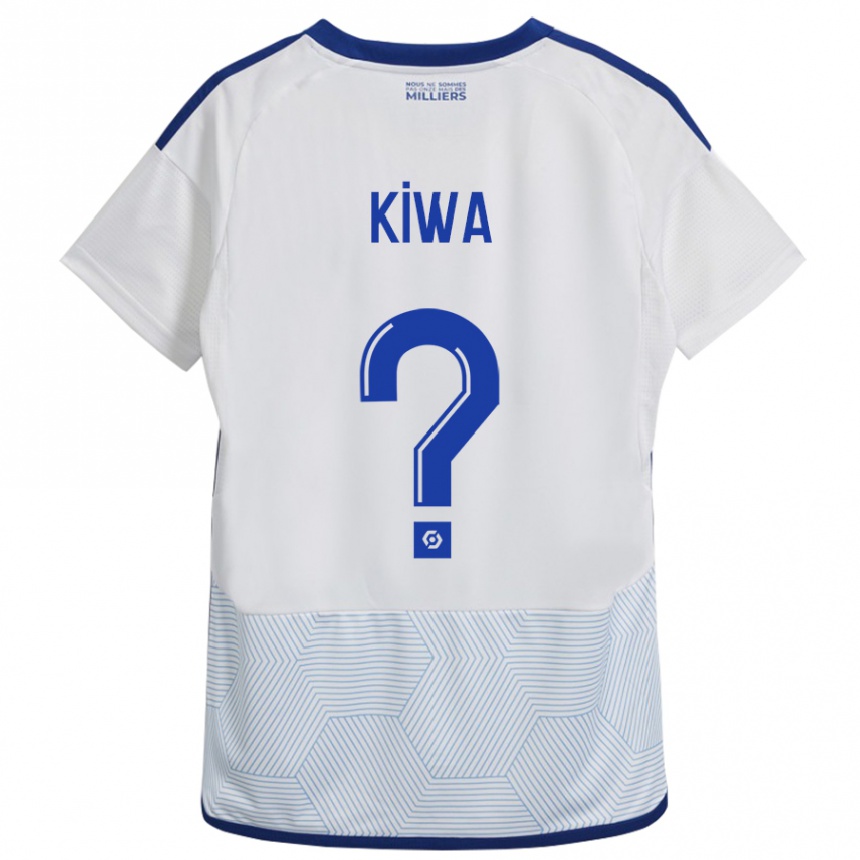 Niño Fútbol Camiseta Bradel Kiwa #0 Blanco 2ª Equipación 2023/24