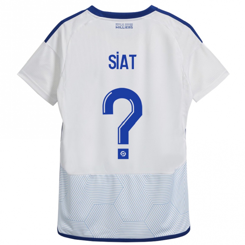 Niño Fútbol Camiseta Victor Siat #0 Blanco 2ª Equipación 2023/24