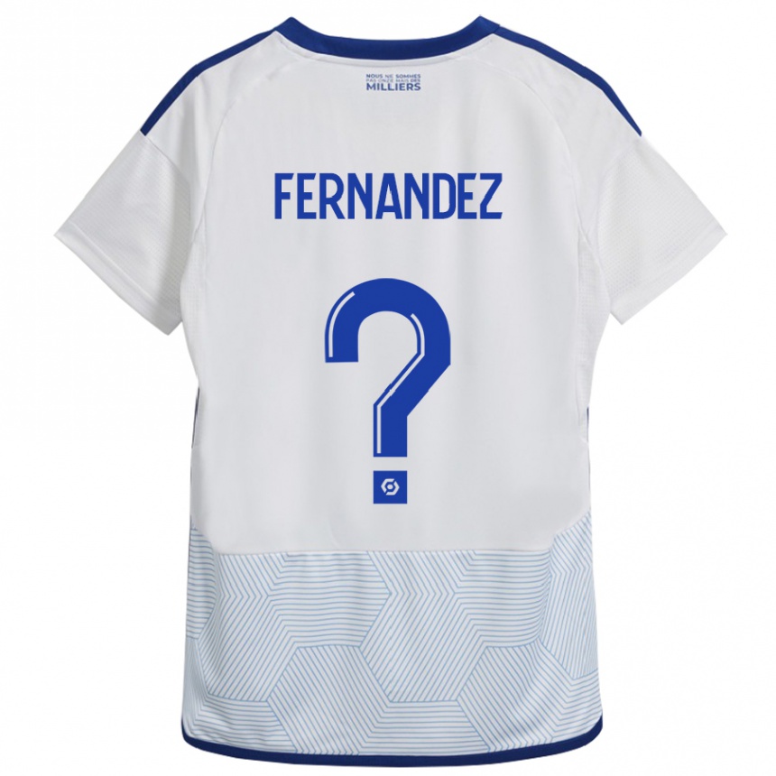 Niño Fútbol Camiseta Elies Araar Fernandez #0 Blanco 2ª Equipación 2023/24