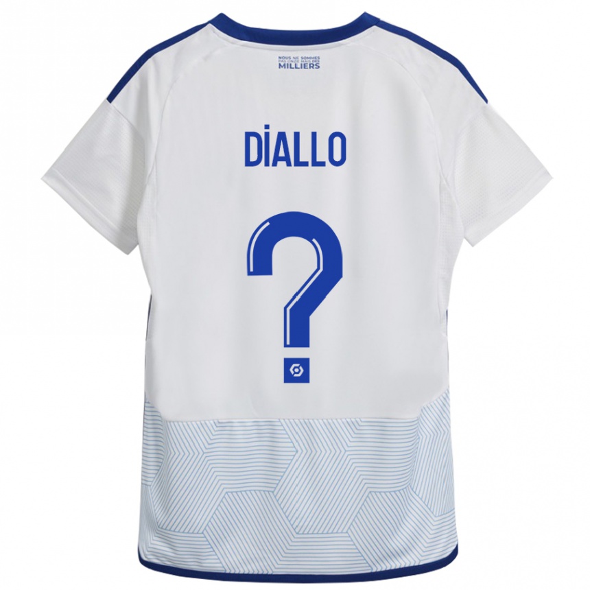 Niño Fútbol Camiseta Tidiane Diallo #0 Blanco 2ª Equipación 2023/24