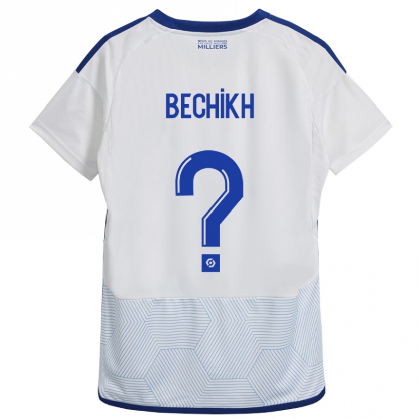 Niño Fútbol Camiseta Mohamed Bechikh #0 Blanco 2ª Equipación 2023/24