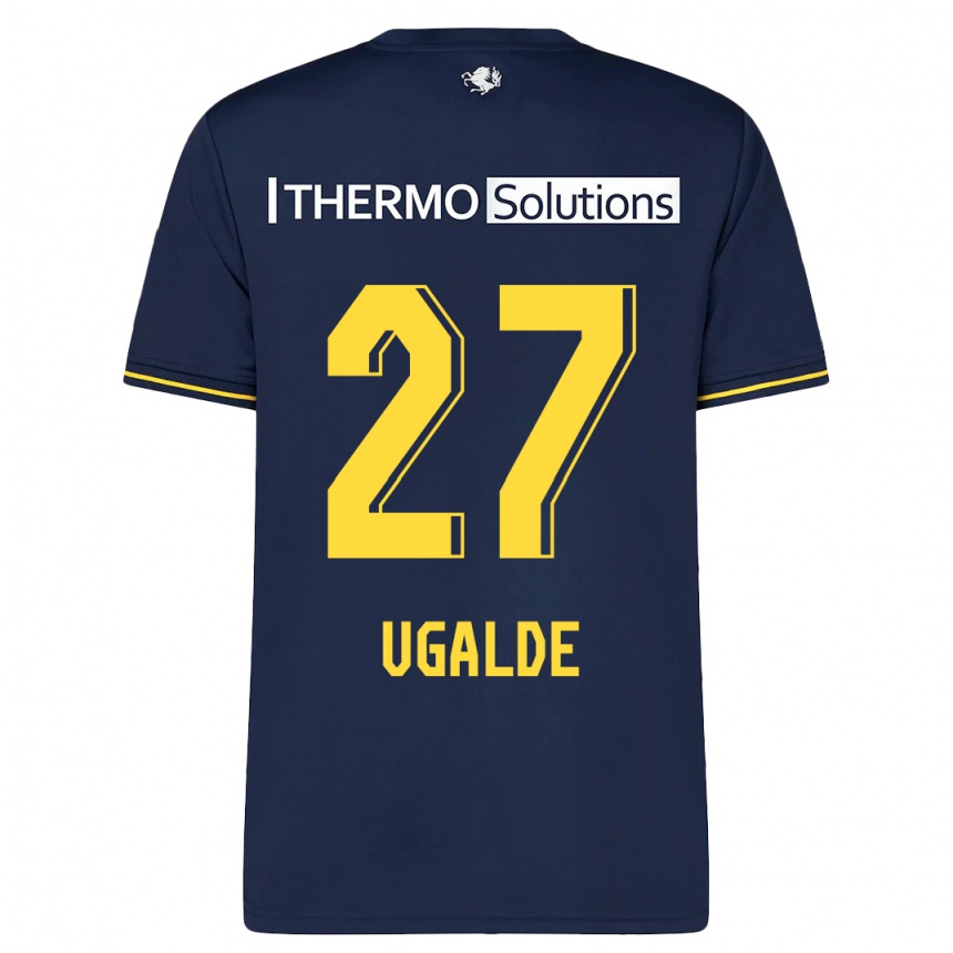 Niño Fútbol Camiseta Manfred Ugalde #27 Armada 2ª Equipación 2023/24