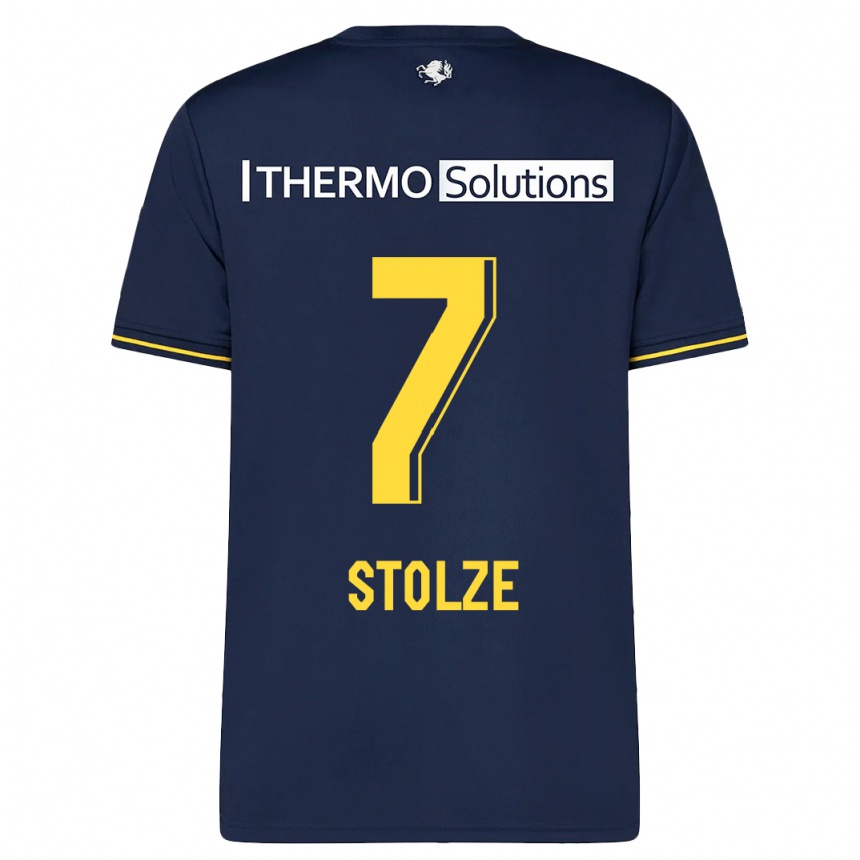 Niño Fútbol Camiseta Anna-Lena Stolze #7 Armada 2ª Equipación 2023/24