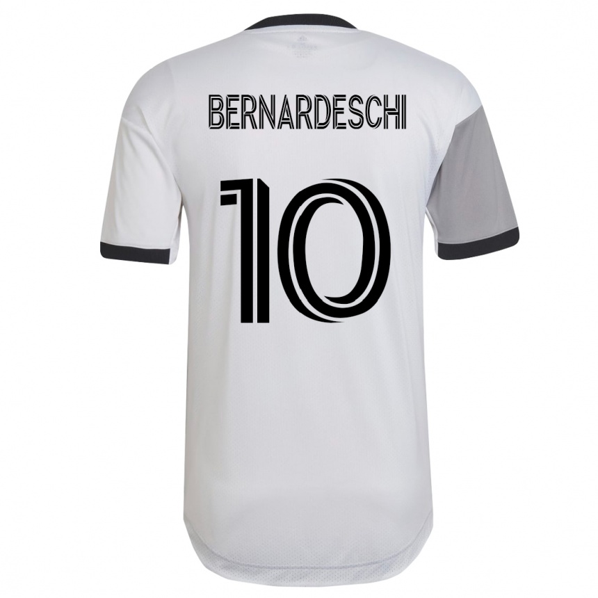 Niño Fútbol Camiseta Federico Bernardeschi #10 Blanco 2ª Equipación 2023/24
