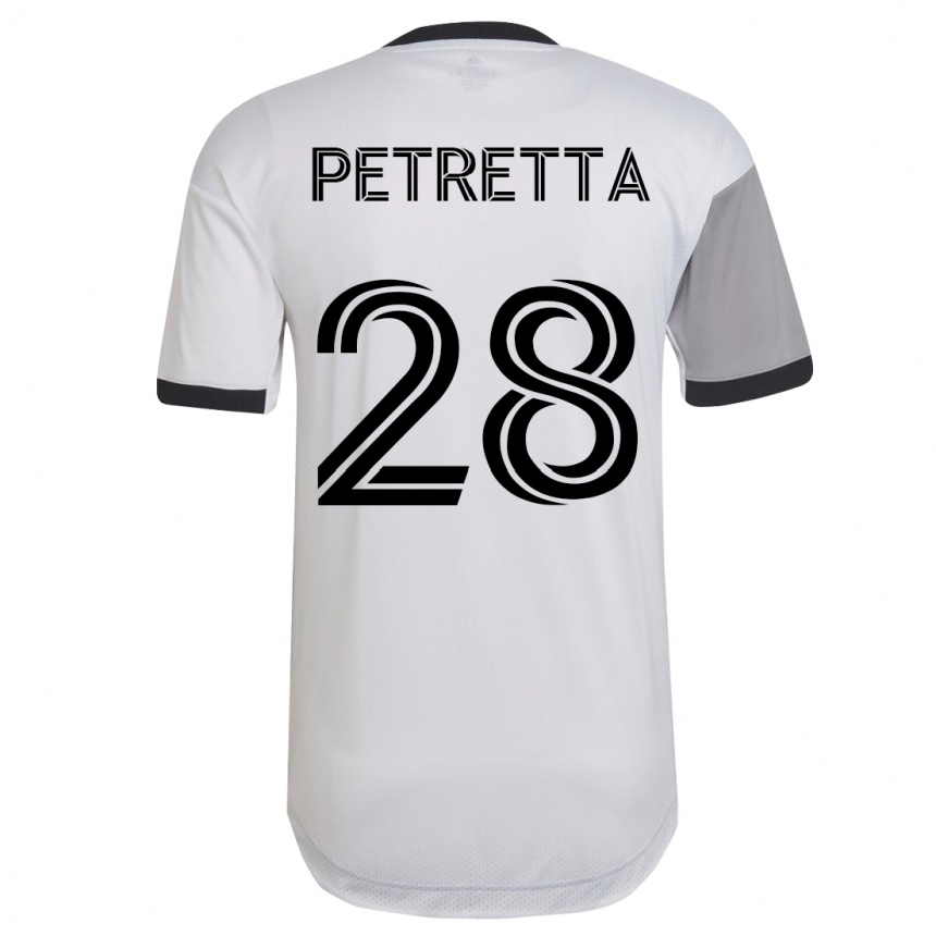 Niño Fútbol Camiseta Raoul Petretta #28 Blanco 2ª Equipación 2023/24