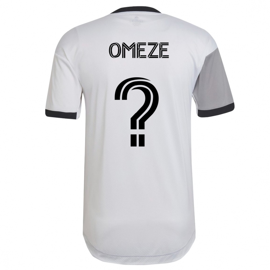 Niño Fútbol Camiseta Chimere Omeze #0 Blanco 2ª Equipación 2023/24