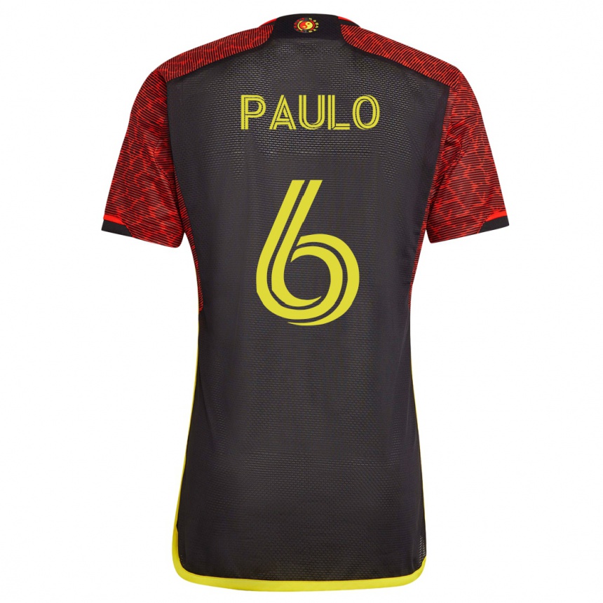Niño Fútbol Camiseta João Paulo #6 Naranja 2ª Equipación 2023/24