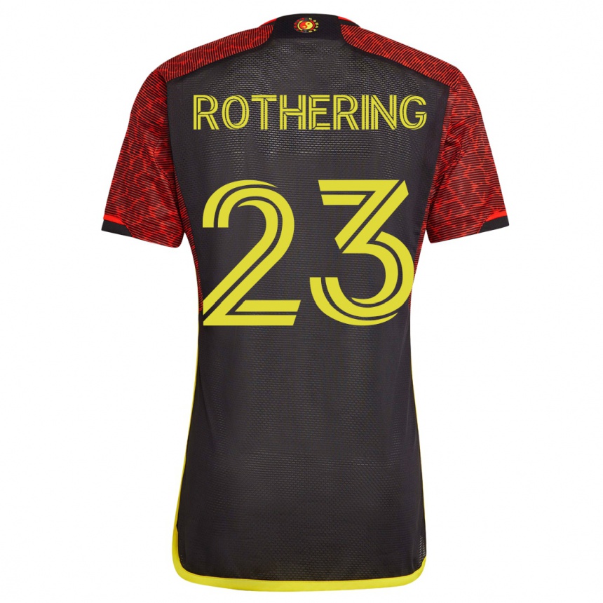 Niño Fútbol Camiseta Holly Rothering #23 Naranja 2ª Equipación 2023/24