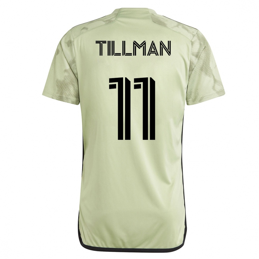 Niño Fútbol Camiseta Timothy Tillman #11 Verde 2ª Equipación 2023/24