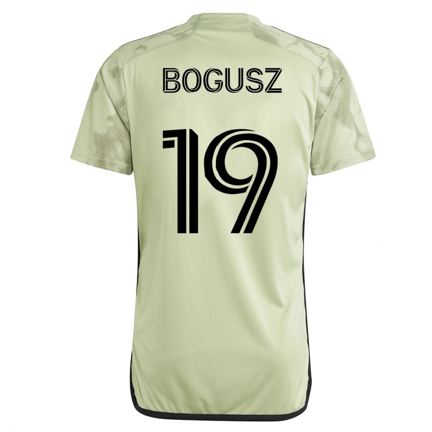 Niño Fútbol Camiseta Mateusz Bogusz #19 Verde 2ª Equipación 2023/24